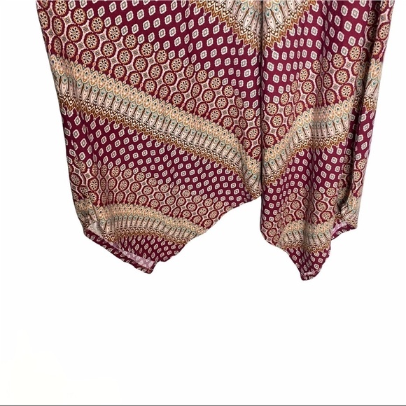 Maurice’s maxi Dress Sleeveless Adjustable straps Handkerchief hem size 0X - Picture 4 of 11